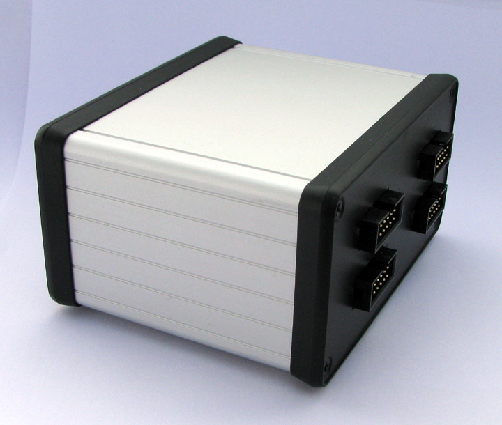 4 axis DC servo motor controller. 19" rack mountable. PC interface.